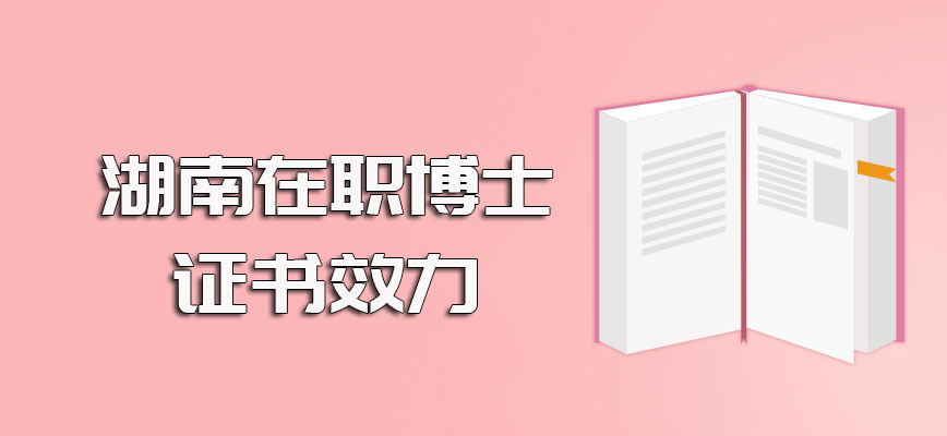 湖南在职博士进校成功后所学课程的含金量以及所获证书的实际效力