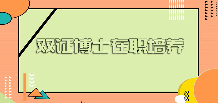 双证博士在职培养能给单位带来更好的成就吗