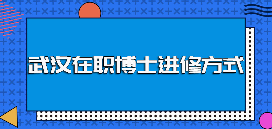 武汉在职博士入学方式会根据报考方式不同而有所区别但入学后都能兼顾工作