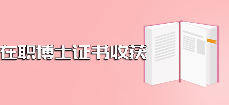 在职博士容易的单证报考形式其入学后的上课方式以及最终的证书收获